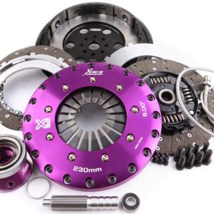 Xtreme Performance - 230mm Sprung hub Organic Twin Plate Clutch Kit Incl Flywheel & CSC 1000Nm