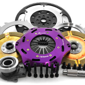 Xtreme Performance - 184mm Rigid Ceramic Twin Plate Clutch Kit Incl Flywheel & CSC 1220Nm