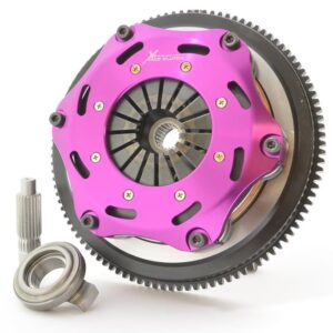 Xtreme Performance - 184mm Rigid Ceramic Twin Plate Clutch Kit Incl Flywheel 1220Nm
