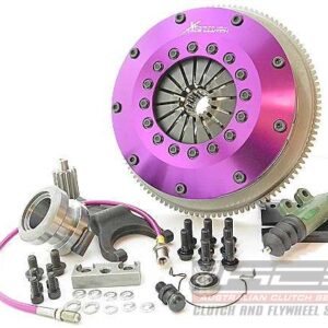 Xtreme Performance - 200mm Rigid Ceramic Twin Plate Clutch Kit Incl Flywheel 1200Nm