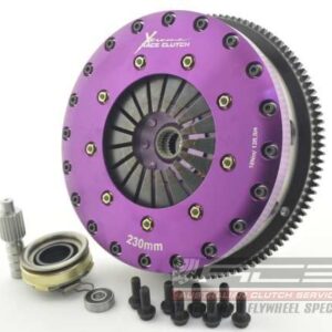Xtreme Performance - 230mm Organic Twin Plate Clutch Kit Incl Flywheel 1200Nm