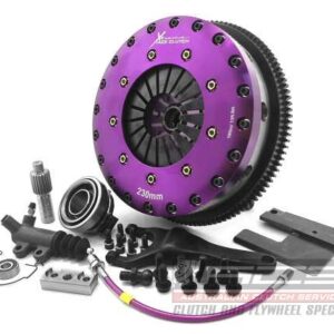 Xtreme Performance - 230mm Organic Sprung Twin Plate Clutch Kit Incl Flywheel