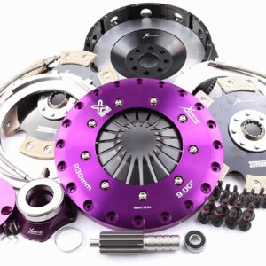 Xtreme Performance - 230mm Rigid Ceramic Twin Plate Clutch Kit Incl Flywheel & CSC 1800Nm