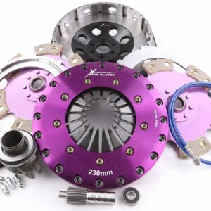Xtreme Performance - 230mm Rigid Ceramic Twin Plate Clutch Kit Incl Flywheel & CSC 1800Nm