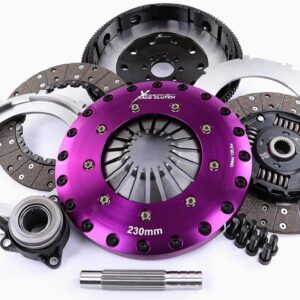 Xtreme Performance - 230mm Sprung hub Organic Twin Plate Clutch Kit Incl Flywheel & CSC 1000Nm (8 bolts)
