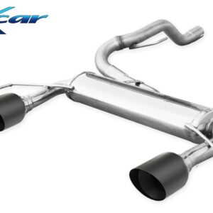 INOX CAR - POSTERIORE CON USCITA DIAM. 100 RACING BLACK CERAMIC DX+SX OPEL CORSA E OPC 1.6I TURBO (207CV) 2015