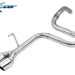 INOX CAR - POSTERIORE SENZA SILENZIATORE CON USCITA 2 X DIAM. 80 RACING PEUGEOT 308 (2° serie) 1.2i T (130cv) 2018