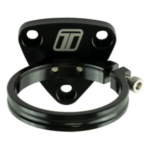 Fuel Pressure Regulator Billet Mounting Bracket (Black)