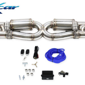 INOX CAR - POSTERIORE DX+SX + VALVOLE + TELECOMANDO PORSCHE 911 SERIE 997.2 TURBO 3.8 (500cv) Cabrio 4WD 2009