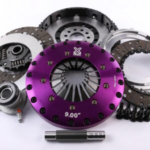 Xtreme Performance - 230mm Sprung hub Organic Twin Plate Clutch Kit Incl Flywheel & CSC 1000Nm