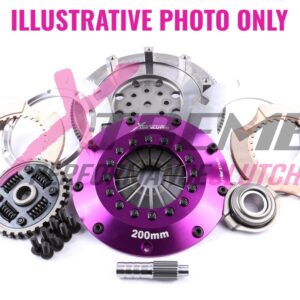 Xtreme Performance - 200mm Sprung Ceramic Twin Plate Clutch Kit Incl Flywheel 1200Nm