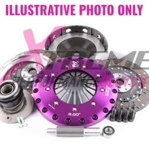 Xtreme Performance - 230mm Organic Twin Plate Clutch Kit Incl Flywheel & CSC 1200Nm
