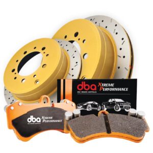 Brake Kit - 4000 Series T3 Slotted & Xtreme Performance Brake Pads (2x DBA42246XS + DB7878XP)