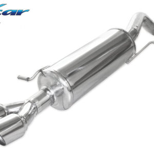 INOX CAR - POSTERIORE CON USCITA 2 X DIAM. 80 RACING VOLKSWAGEN POLO (TYPE 6C) 1.8 GTI (192CV) 2015