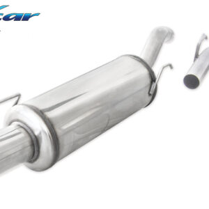 INOX CAR - POSTERIORE CON USCITA SINGOLA DIAM. 90 RALLY RENAULT CLIO 1 1.8 16V 135CV 1998