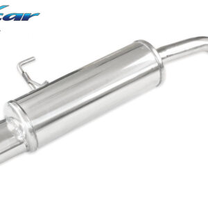 INOX CAR - POSTERIORE CON USCITA SINGOLA OVALE RENAULT CLIO 2 1.4 16V (98CV) 1999
