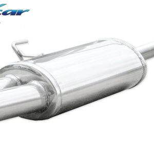 INOX CAR - POSTERIORE CON USCITA SINGOLA DIAM.102 RENAULT CLIO 2 RS PHASE 2 2.0 (169CV) 2002-2003