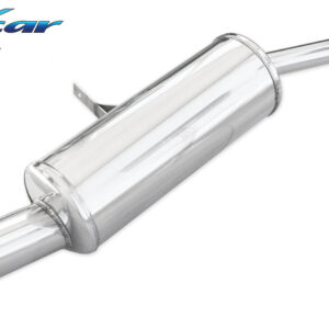 INOX CAR - POSTERIORE CON USCITA SINGOLA DIAM.80 RENAULT CLIO 3 RESTYLING 1.2 TURBO (100CV) 2009