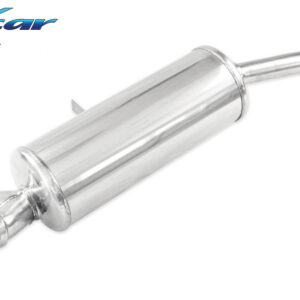 INOX CAR - POSTERIORE CON USCITA SINGOLA 2XDIAM.80 RENAULT CLIO 3 RESTYLING 1.2 TURBO (100CV) 2009