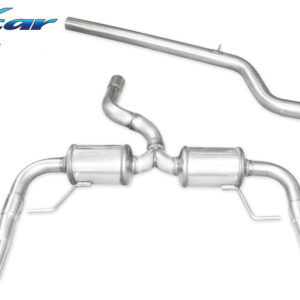 INOX CAR - TUBO CENTRALE DIRETTO + POSTERIORE CON USCITA DIAM. 54 RACING DX+SX RENAULT CLIO 3 RESTYLING RS 2.0I (200CV) / RS GORDINI (203CV) 2010