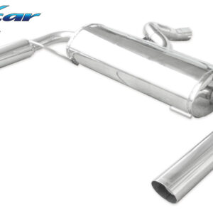 INOX CAR - POSTERIORE CON USCITA SINGOLA DIAM.80 RACING DX+SX RENAULT CLIO 3 RS 2.0 16V (197CV) / RS GORDINI 2006-2009