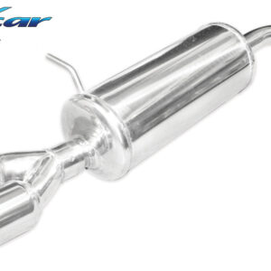 INOX CAR - POSTERIORE CON USCITA 2 x DIAM.80 REANULT CLIO 4 1.2 (75CV) 2013