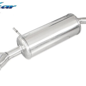 INOX CAR - POSTERIORE CON USCITA 2 X DIAM.80 RACING RENAULT CLIO 4 GT 1.2 (120CV) 2013