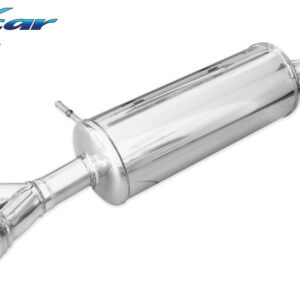 INOX CAR - POSTERIORE CON USCITA 2 X DIAM.80 X-RACE RENAULT CLIO 4 GT 1.2 (120CV) 2013