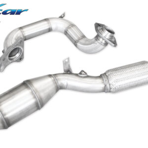 INOX CAR - TUBO SOSTITUZIONE CATALIZZATORE CON CAT SPORTIVO 2 CAT RENAULT CLIO 4 RS 200 EDC 1.6 TURBO (200CV) 2013