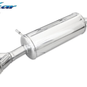INOX CAR - POSTERIORE CON USCITA 2 X DIAM.80 X-RACE RENAULT CLIO 4 1.5 DCI (75CV-90CV) 2015
