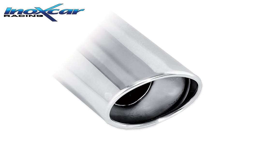INOX CAR - POSTERIORE CON USCITA OVALE RENAULT CLIO 4 1.5 DCI (100CV) 2012