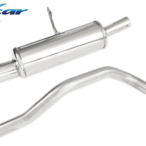 INOX CAR -  POSTERIORE CON USCITA SINGOLA DIAM. 80 RENAULT MEGANE II CC 1.5 DCI (105CV) 2006