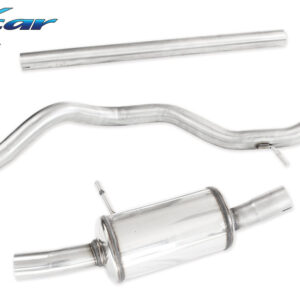 INOX CAR - TUBO CENTRALE DIRETTO + TERMINALE SILENZIATO SX RENAULT MEGANE IV GT 1.6 TCE (205CV) 2016