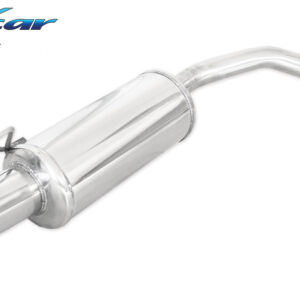 INOX CAR - POSTERIORE CON USCITA SINGOLA DIAM.80 RENAULT TWINGO I 1.2 16V (75CV)