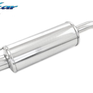 INOX CAR - POSTERIORE CON USCITA SINGOLA DIAM.80 RENAULT TWINGO II 1.6 16V RS SPORT (133CV) 2009
