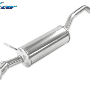 INOX CAR - POSTERIORE CON USCITA 2 X DIAM.80 SEAT IBIZA SC (TYPE 6J) 1.2 FR (110CV) 2015