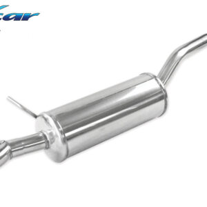 INOX CAR - POSTERIORE CON USCITA 2 X DIAM.80 X-RACE SEAT IBIZA SC (TYPE 6J) 1.2 FR (110CV) 2015