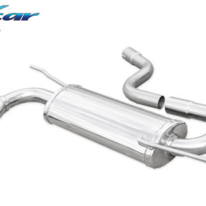 INOX CAR - POSTERIORE CON USCITA 2 X DIAM. 80 RACING SEAT LEON (TYPE 1P) 1.4 TSI (125CV) 2005