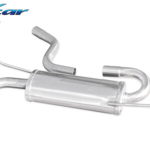 INOX CAR - POSTERIORE CON USCITA SINGOLA OVALE SEAT LEON (TYPE 1P) 1.6 (102CV) 2005