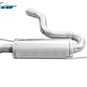 INOX CAR - POSTERIORE CON USCITA SINGOLA OVALE SEAT LEON (TYPE 1P) 2.0 TSI CUPRA (240CV) 2006
