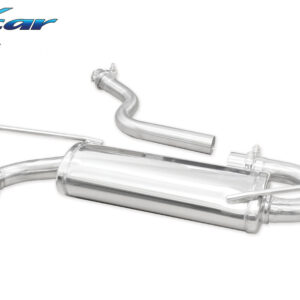 INOX CAR - POSTERIORE CON USCITA 2 X DIAM.80 RACING SEAT LEON (TYPE 5F) 1.4 TSI (122CV) 2012
