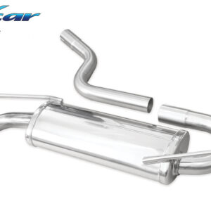 INOX CAR - POSTERIORE CON USCITA SINGOLA OVALE SEAT LEON (TYPE 5F) 1.4 TSI (122CV) 2012
