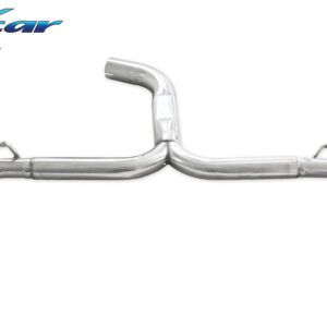 INOX CAR - POSTERIORE SENZA SILENZIATORE CON USCITA OVALE SEAT LEON (TYPE 5F) 2.0 CUPRA (280CV) 2014