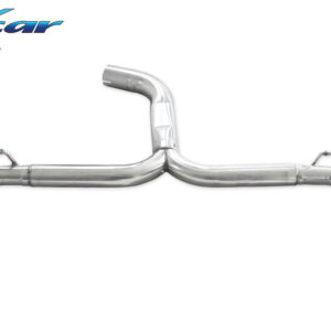 INOX CAR - POSTERIORE SENZA SILENZIATORE CON USCITA 2 X DIAM.80 RACING DX+SX SEAT LEON (TYPE 5F) 2.0 CUPRA (280CV) 2014