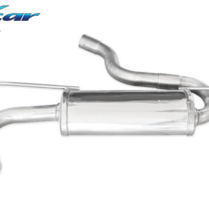 INOX CAR - POSTERIORE CON USCITA 2 X DIAM.80 RACING SEAT LEON (TYPE 5F) 2.0 TDI FR (150CV) 2014