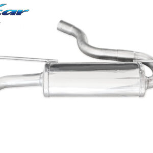 INOX CAR - POSTERIORE CON USCITA 2 X DIAM. 80 RACING SEAT LEON (TYPE 5F) 1.4 FR TSI (122CV) 2015