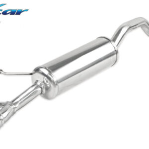 INOX CAR - POSTERIORE CON USCITA 2 X DIAM.80 RACING SKODA FABIA (TYPE NJ) 1.2 TSI (90cv-110cv) 2014