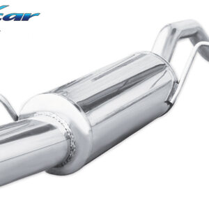 INOX CAR - POSTERIORE CON USCITA SINGOLA DIAM.102 RACING SKODA FABIA (TYPE 5J) 1.4 TSI RS DGS (180CV) 2012