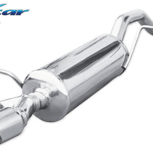 INOX CAR - POSTERIORE CON USCITA 2 X DIAM.80 RACING SKODA FABIA (TYPE 5J) 1.4 TSI RS DGS (180CV) 2012