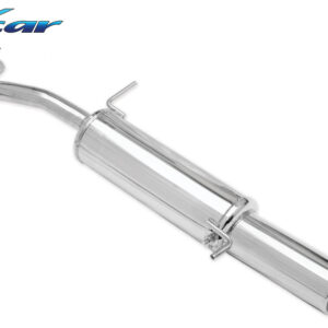 INOX CAR - POSTERIORE CON USCITA SINGOLA DIAM.102 SKODA FABIA (TYPE 6Y) 1.4 MP (68CV) / 1.4 (75CV) 2000